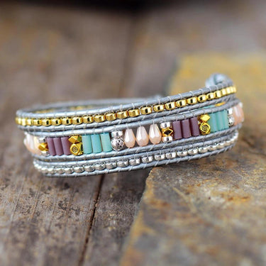 Blue Balance Crystal Wrap Bracelet-Your Soul Place